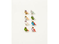 Clip-on Sequin Birds - Vivid - Pack of 8