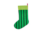 Christmas Stocking - Stripe Verde - Bonnie & Neil