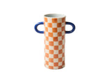 Griffe Tan Check Bud Vase - Jones & Co