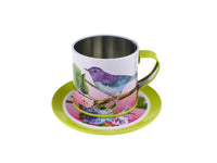 Tin Tea Mug Set - Bird