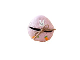 Felt Egg Cover - Pink with Bunny Motif