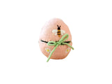 Felt Egg Cover - Peach with Bee Motif