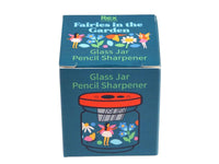 Glass Jar Pencil Sharpener - Fairies in the Garden