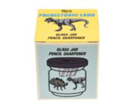 Glass Jar Pencil Sharpener - Dinosaurs