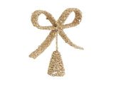 Golden Bow Tree Topper