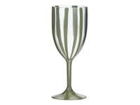 Cabana Acrylic Wine Glass - Olive