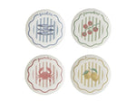 Sicily Bamboo Fibre Plates - Set of 4