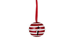 Hanging Metal Bell - Candy Striped - Medium