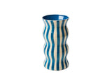 Palma Navy Stripe Vase - Jones & Co