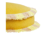 Cushion - Reese Round - Ochre Feather Insert - Sage & Clare