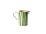 Bloomie Green Milk Jug - Jones & Co