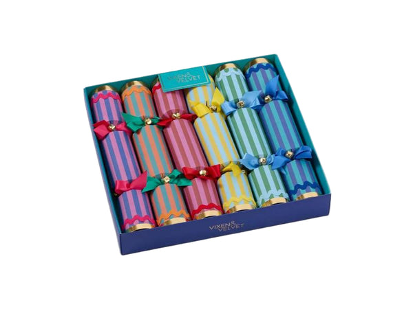 La Dolce Vita Crackers - Mixed Stripes - Pack of 6