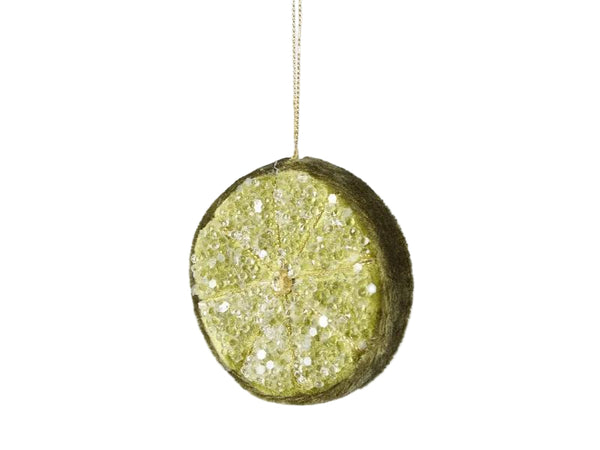 Palermo Beaded Lemon Slice - Green
