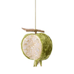 Luxe Beaded Pomegranate - Green