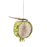 Luxe Beaded Pomegranate - Green