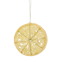 Palermo Beaded Lemon Slice - Yellow