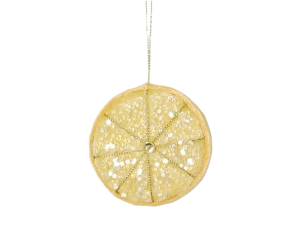 Palermo Beaded Lemon Slice - Yellow
