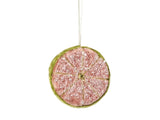 Palermo Beaded Lemon Slice - Pink & Olive