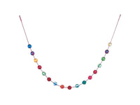 Silk Bauble Garland - Multi colour