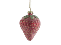 Sugared Ombre Strawberries Decoration - Set of 3