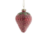 Sugared Ombre Strawberries Decoration - Set of 3