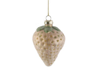 Sugared Ombre Strawberries Decoration - Set of 3