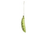 Sugared Peas in a Pod Decoration - Set of 3