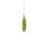Sugared Peas in a Pod Decoration - Set of 3