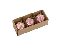 Sugared Pomegranate Decoration - Set of 3