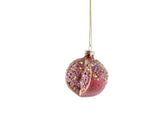 Sugared Pomegranate Decoration - Set of 3