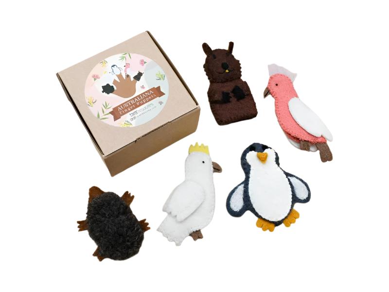 Finger Puppets - Australiana B - Set of 5 – Curly Tree