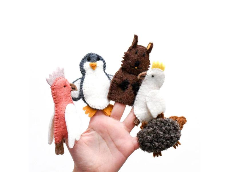 Finger Puppets - Australiana B - Set of 5 – Curly Tree