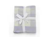 Gingham Baby Blanket - Lilac - Nana Huchy