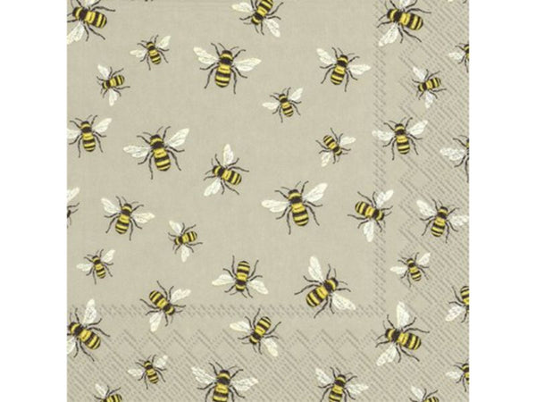 Paper Napkins -  Pack of 20 - Lovely Bees