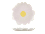 Large Flower Trinket Dish - White with Yellow Centre - Noss & Co