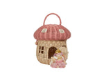 Rattan Mushroom Basket - Musk - Olli Ella