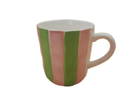 Pink and Mint Stripe Mug - Noss & Co