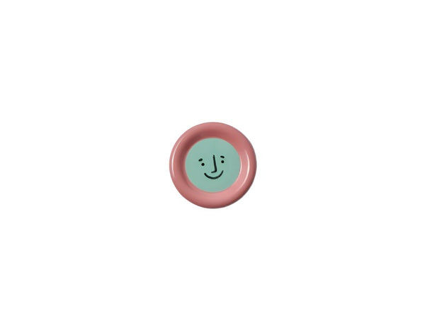 Smiley Plate - Green Pink - Jones & Co