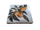 Paper Napkins -  Pack of 20 - Lemon Musee White