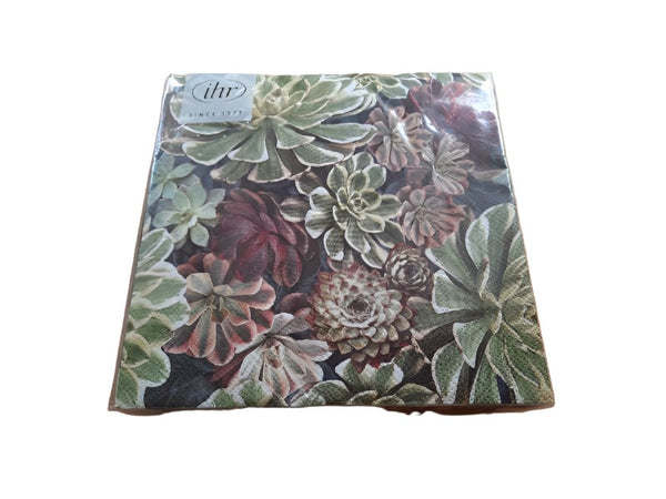 succulent cocktail napkins Paper Napkins - Pack of 20