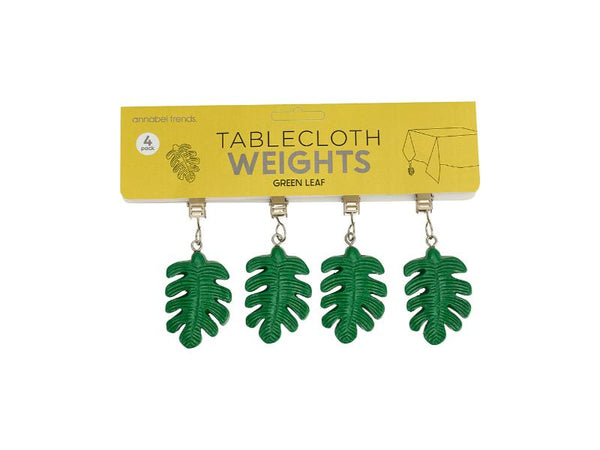 Tablecloth Weights - Green Leaf