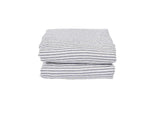 Ticking Sherpa Throw - Blue