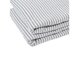 Ticking Sherpa Throw - Blue