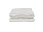 Ticking Sherpa Throw - Grey