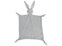 Bubsy Bunny Muslin Comforter - Pale Blue