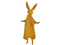 Bubsy Bunny Muslin Comforter - Mustard