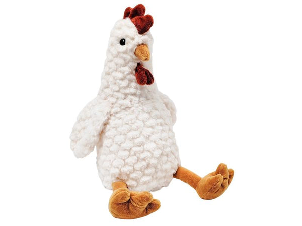 Plush Hen Soft Toy - White