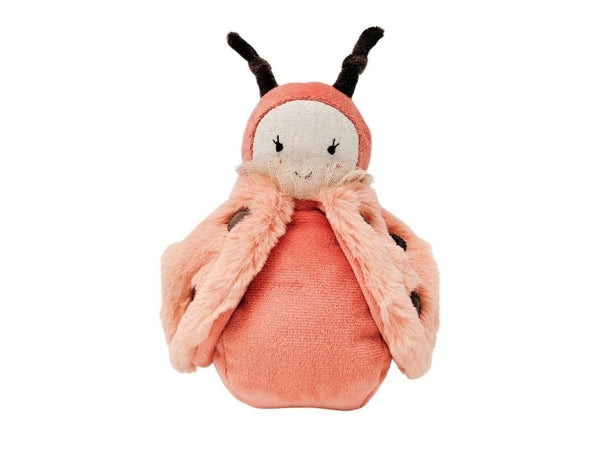 Lady Bug Soft Toy - Pink/Peach