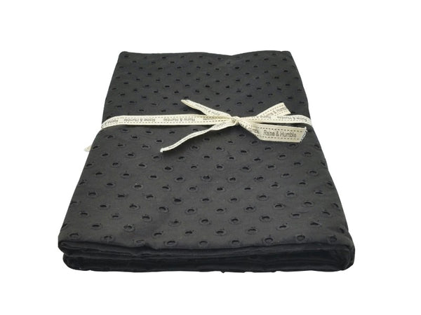Tablecloth - Broderie - Black