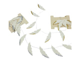 Garland x 1 - Paper Feathers - Gold or Silver